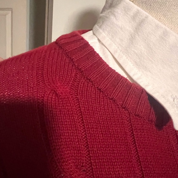 Oscar de la Renta Knit sweater in Red - Picture 7 of 8